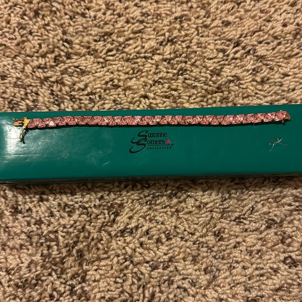 Pink Trilliant Bracelet - Picture 3 of 6